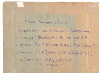 Микушкинская образцовая средняя неполная - 1934 год,Исаклинский район: фотография № 1